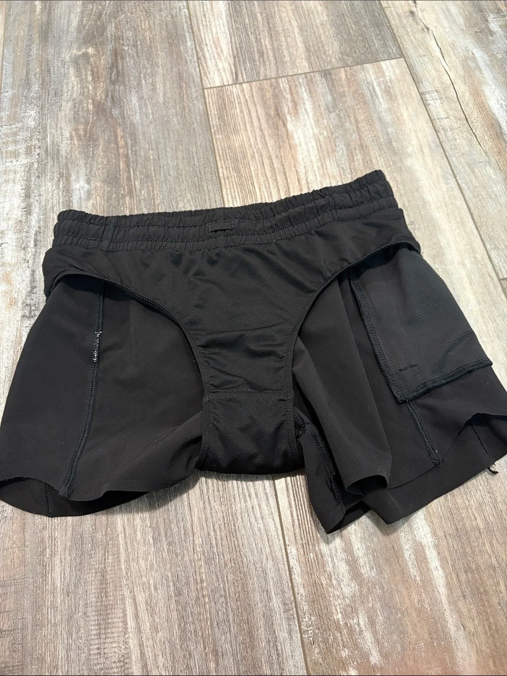 Athleta Girl Heart the Hustle Black Shorts size 14
